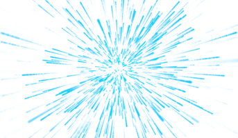 3d abstract digitaal technologie blauw licht deeltjes png