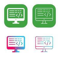 Coding Vector Icon