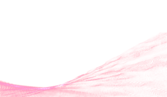 3d astratto digitale tecnologia rosa leggero particelle onda png