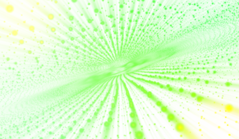 3d abstract digitaal technologie groen licht deeltjes png