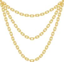 Gold Kette Halskette png