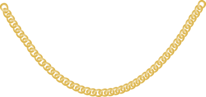 guld kedja halsband png