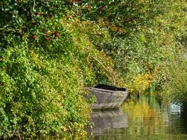 the small village of Giethoorn in the netherlands photo