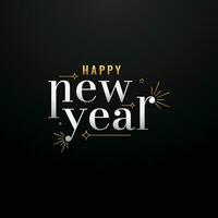 Lettering New Year Collection Set vector