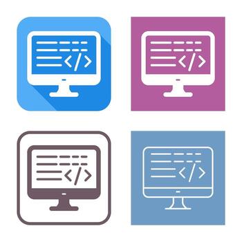 Coding Vector Icon