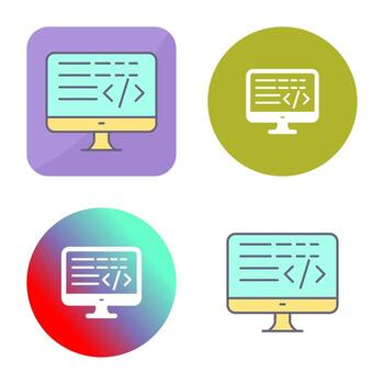 Coding Vector Icon
