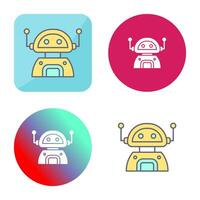 icono de vector de robot