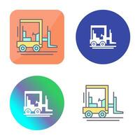 Forklift Vector Icon