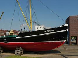 husum at the north sea in germany photo