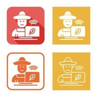 Farmer Vector Icon