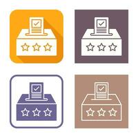 Ballot Vector Icon