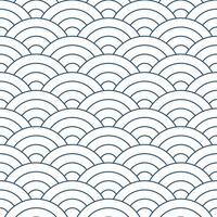 Grey Japanese wave pattern background. Japanese pattern vector. Waves background illustration. for clothing, wrapping paper, backdrop, background, gift card. vector