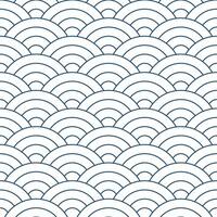 Grey Japanese wave pattern background. Japanese pattern vector. Waves background illustration. for clothing, wrapping paper, backdrop, background, gift card. vector