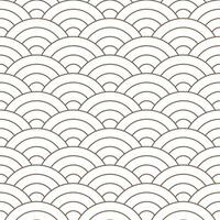Brown Japanese wave pattern background. Japanese pattern vector. Waves background illustration. for clothing, wrapping paper, backdrop, background, gift card. vector