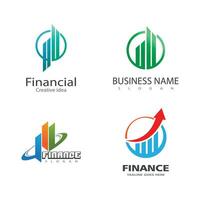 negocio Finanzas logo modelo vector