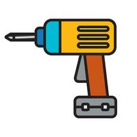 electric drill icon vector