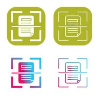 Scan Vector Icon