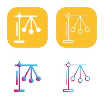 icono de vector de péndulo