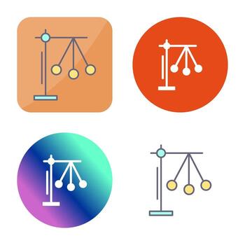 icono de vector de péndulo