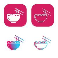 Chinese food Vector Icon