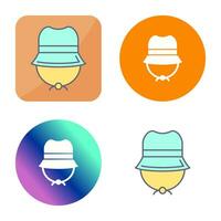 Camping Hat Vector Icon