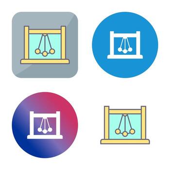 icono de vector de péndulo