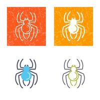 icono de vector de araña