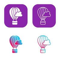 Hot Air Baloon Vector Icon