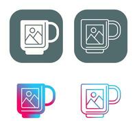 icono de vector de taza