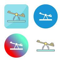 Seesaw Vector Icon