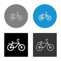 icono de vector de bicicleta