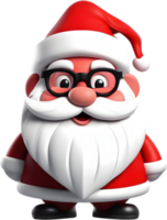 uma fofa santa claus pintura. gerado por ai. png