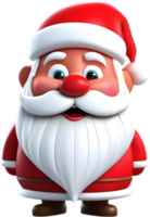 uma fofa santa claus pintura. gerado por ai. png