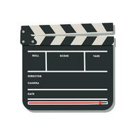 Image of a cinematic firecracker. slate board, clapper, clapboard vector