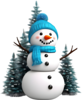 bonhomme de neige célébrer le A venir Noël vacances. ai-généré. png