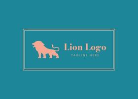 Lion logo design vector