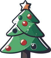 Navidad elemento ai generativo png