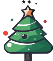 Navidad elemento ai generativo png