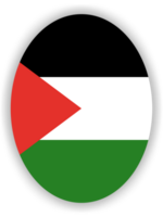 Palestine Flag, Official Flag of the Palestine. Format PNG