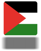 Palestina bandeira, oficial bandeira do a Palestina. formato png