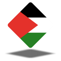 Palestina bandeira, oficial bandeira do a Palestina. formato png