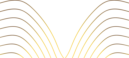 golden line decoration png