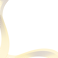 abstract golden line decoration png