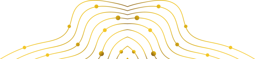 abstract golden line decoration png