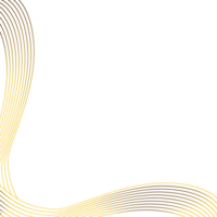 abstract golden line decoration png