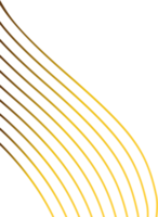 abstract golden line decoration png