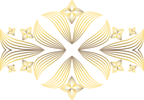 lusso d'oro fiore petalo png