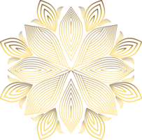 lusso d'oro fiore petalo png