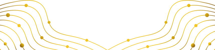 abstrait d'or ligne décoration png