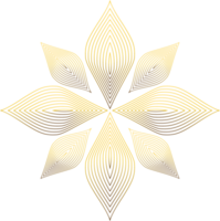 lusso d'oro fiore petalo png